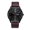 TOMI T-030 Men's Watch Date Day Quartz Leather Straps