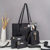 Neues Stilvolles, Modernes und Vielseitiges Minimalistisches Wellen-Stickerei-Taschen-Set mit 5 Teilen