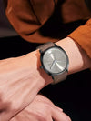 TOMI T-044 Men's Watch Quartz Date Leather Strap